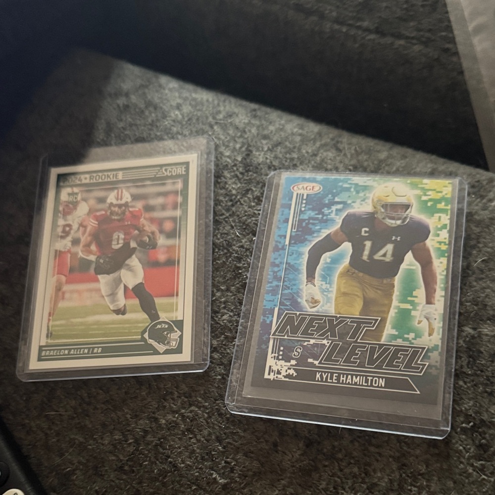 Kyle Hamilton Football Trading Card - Blue & Gold